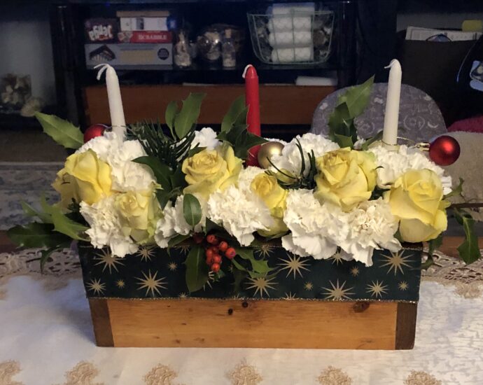 Yellow Rose Centerpiece